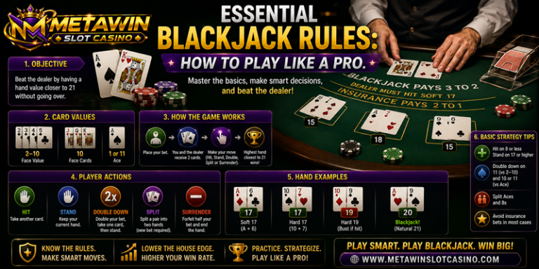 Essential Blackjack Rules How to Play Like a Pro