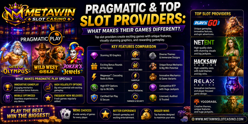Pragmatic & Top Slot Providers What Makes Their Games Different
