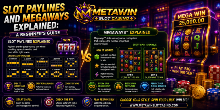 Slot Paylines and Megaways Explained A Beginner's Guide