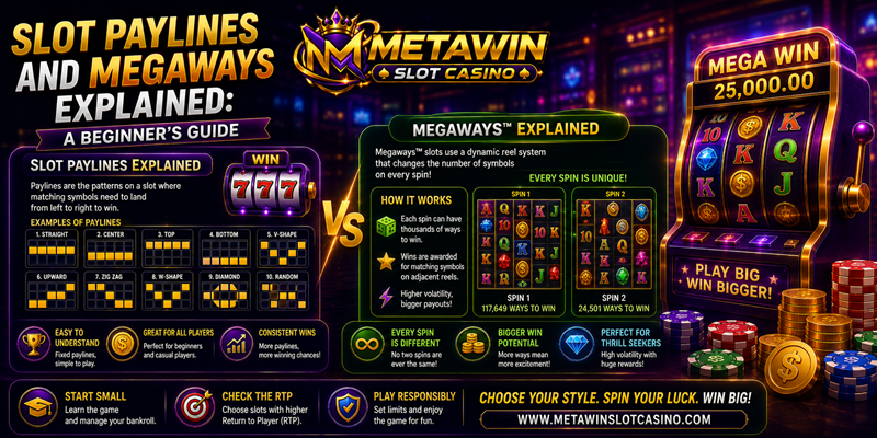 Slot Paylines and Megaways Explained A Beginner's Guide