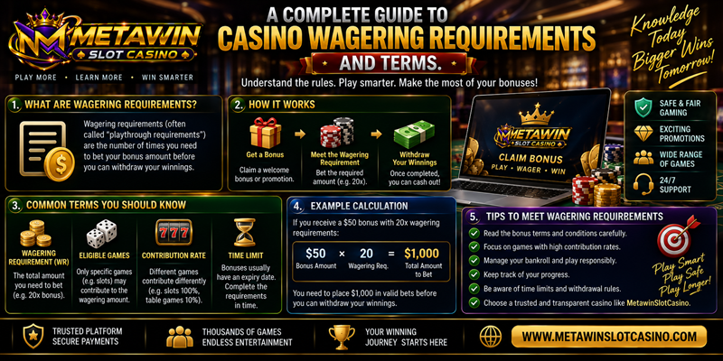 A Complete Guide to Casino Wagering Requirements and Terms