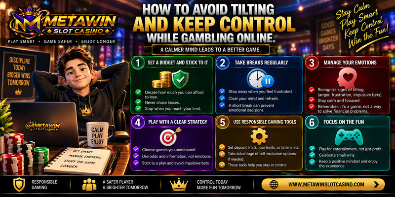 How to Avoid Tilting and Keep Control While Gambling Online