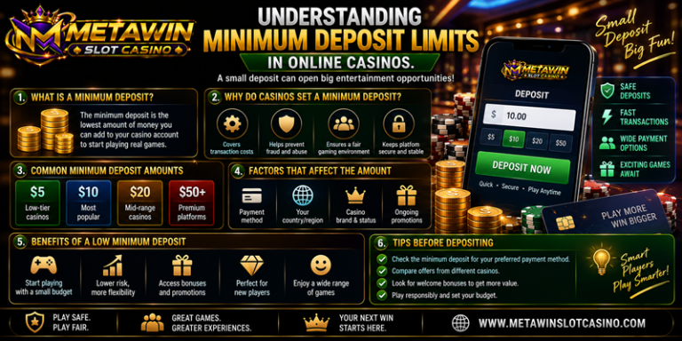 Understanding Minimum Deposit Limits in Online Casinos