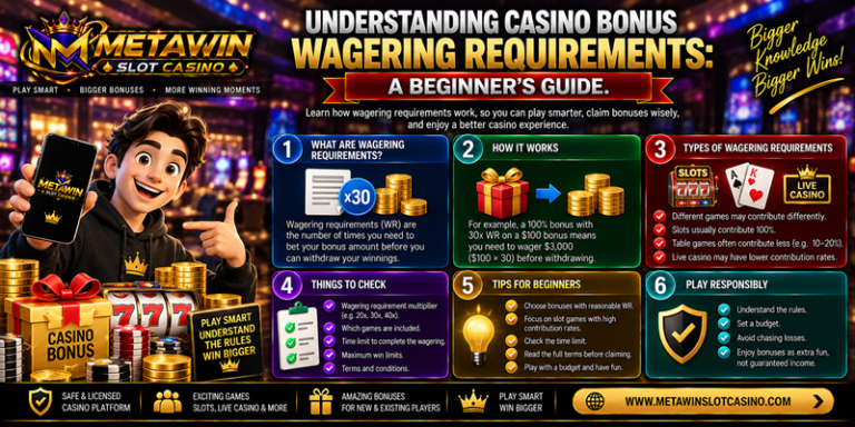 Understanding Casino Bonus Wagering Requirements A Beginner’s Guide